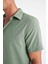 Regular Fit Yazlık Polo Yaka Pamuklu Basic Düz Kısa Kollu Gömlek D1057AX24SM 10