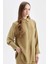 Relax Fit Gömlek Yaka Dokuma Uzun Kollu Gömlek Tunik D2609AX24AU 6