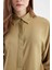 Relax Fit Gömlek Yaka Dokuma Uzun Kollu Gömlek Tunik D2609AX24AU 10