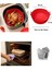 2'li Set Tüm Airfryer'lere Uyumlu Silikon Yanmaz Yapışmaz Pişirme Kabı Yıkanabilir 1