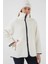 Peluş Ekru Kadın Mont 5211 4