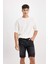 Regular Fit Jean Bermuda Şort D3960AX24SM 10