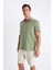 Regular Fit Yazlık Polo Yaka Pamuklu Kısa Kollu Gömlek D2924AX24SM 12