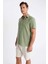 Regular Fit Yazlık Polo Yaka Pamuklu Kısa Kollu Gömlek D2924AX24SM 13