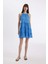 A Kesim Halter Yaka Brode Kolsuz Mini Elbise D4400AX24HS 6
