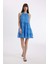 A Kesim Halter Yaka Brode Kolsuz Mini Elbise D4400AX24HS 7