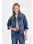 Regular Fit Düğmeli Yıkamalı Denim Ceket D4172AX24WN 8