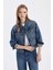 Regular Fit Düğmeli Yıkamalı Denim Ceket D4172AX24WN 11