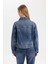 Regular Fit Düğmeli Yıkamalı Denim Ceket D4172AX24WN 13