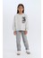 Kız Çocuk Disney Mickey & Minnie Relax Fit Bisiklet Yaka Sweatshirt D3116A824WN 8