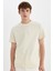 %100 Pamuk Regular Fit Bisiklet Yaka Baskılı Kısa Kollu Tişört D4767AX24SM 6