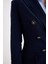 Oversize Geniş Kalıp Gömlek Yaka Düğmeli Basic Düz Blazer Ceket D3155AX24AU 12