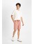 Relax Fit Gabardin Bermuda Şort D4697AX24HS 10