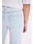 Kız Çocuk Okul Flare Fit İspanyol Paça Cepli Jean Pantolon D3523A824WN 9