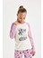 Kız Çocuk Pijama Takımı PowerPuff Girls Uzun Kollu Üst Uzun Alt D4158A824AU 10