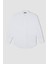 Oversize Geniş Kalıp Poplin Uzun Kollu Basic Düz Beyaz Gömlek T8735AZ24AU 14