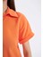 Oversize Geniş Kalıp Kısa Kollu Gömlek D3068AX24SM 9