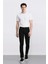 Carlo Skinny Fit Ekstra Dar Kalıp Normal Bel Ekstra Dar Paça Siyah Jean Pantolon R8763AZ24AU 9