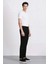 Carlo Skinny Fit Ekstra Dar Kalıp Normal Bel Ekstra Dar Paça Siyah Jean Pantolon R8763AZ24AU 11