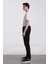 Carlo Skinny Fit Ekstra Dar Kalıp Normal Bel Ekstra Dar Paça Siyah Jean Pantolon R8763AZ24AU 12
