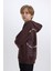 Erkek Çocuk Oversize Geniş Kalıp Baskılı Kapüşonlu Sweatshirt D3967A824WN 13