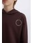 Erkek Çocuk Oversize Geniş Kalıp Baskılı Kapüşonlu Sweatshirt D3967A824WN 14