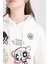 Coool PowerPuff Girls Oversize Geniş Kalıp Kapüşonlu Baskılı Kalın Sweatshirt D4846AX24WN 11