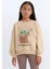 Kız Çocuk Star Wars-Mandalorian Relax Fit Bisiklet Yaka Sweatshirt D2822A824WN 9