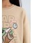 Kız Çocuk Star Wars-Mandalorian Relax Fit Bisiklet Yaka Sweatshirt D2822A824WN 11