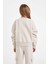 Kız Çocuk Relax Fit Bisiklet Yaka Baskılı Sweatshirt D2886A824WN 10