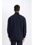 Comfort Regular Fit Rahat Kesim Dik Yaka Cepli Basic Düz Fermuarlı Sweatshirt D4971AX24AU 11