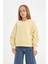Kız Çocuk Relax Fit Bisiklet Yaka Baskılı Sweatshirt D2886A824WN 8