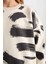 Kız Çocuk Desenli Bisiklet Yaka Sweatshirt D3018A824WN 11