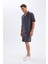 Relax Fit Pamuklu Kargo Cepli Basic Düz Bermuda Şort C7672AX24SM 10
