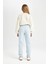 Kız Çocuk Standart Fit Beli Paçası Lastikli Basic Düz Jogger Eşofman Altı D3206A824WN 12