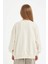 Kız Çocuk Oversize Geniş Kalıp Bisiklet Yaka Baskılı Sweatshirt D2880A824WN 12