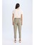 Paperbag Gabardin Kumaş Pantolon Yüksek Bel Cepli Basic Düz Standart Paça S2790AZ24WN 12