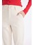 Paperbag Gabardin Kumaş Pantolon Yüksek Bel Cepli Basic Düz Standart Paça S2790AZ24WN 10