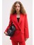 Oversize Geniş Kalıp Ceket Yaka Düğmeli Basic Düz Blazer Ceket C2457AX24AU 11