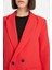 Oversize Geniş Kalıp Ceket Yaka Düğmeli Basic Düz Blazer Ceket C2457AX24AU 19