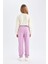 Kız Çocuk Beli Paçası Lastikli Basic Düz Jogger Eşofman Altı D3201A824WN 12