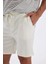 Regular Fit Jakarlı Basic Düz Şort D5107AX24SM 12