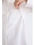 Relax Fit Gömlek Yaka Poplin Basic Düz Uzun Kollu Beyaz Gömlek Tunik D4773AX24AU 10