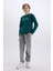 Erkek Çocuk Bisiklet Yaka Baskılı Sweatshirt D3036A824WN 11