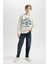 Erkek Çocuk Bisiklet Yaka Baskılı Sweatshirt D3030A824WN 7