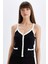 Slim Fit Dar Kesim V Yaka Fitilli Kaşkorse Atlet D5404AX24SM 7