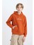 Erkek Çocuk Kapüşonlu Sırt Baskılı Nakışlı Sweatshirt D3056A824WN 11