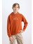 Erkek Çocuk Kapüşonlu Sırt Baskılı Nakışlı Sweatshirt D3056A824WN 12