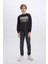 Erkek Çocuk Bisiklet Yaka Baskılı Sweatshirt D3038A824WN 8