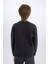 Erkek Çocuk Bisiklet Yaka Baskılı Sweatshirt D3038A824WN 12